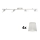 Eglo - LED Reflektorska lampa MY CHOICE 4xE14/4W/230V krom/kremasta