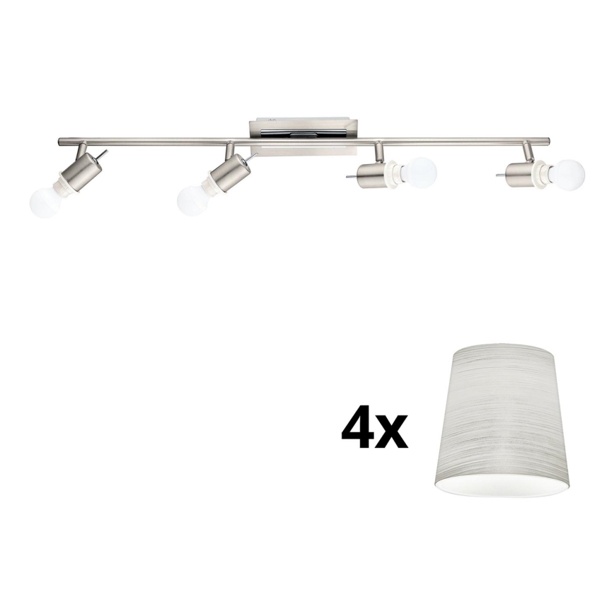 Eglo - LED Reflektorska lampa MY CHOICE 4xE14/4W/230V krom/kremasta