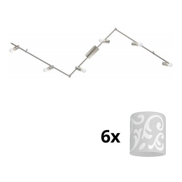Eglo - LED Reflektorska lampa MY CHOICE 6xE14/4W/230V krom/bela