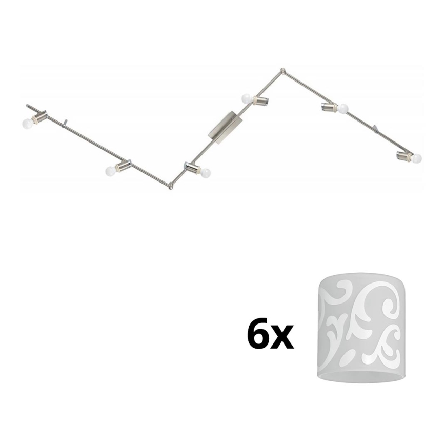 Eglo - LED Reflektorska lampa MY CHOICE 6xE14/4W/230V krom/bela