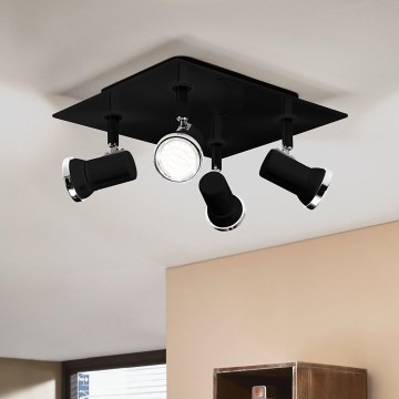 Eglo - LED Reflektorska lampa za kupatilo 4xGU10/3,3W/230V IP44