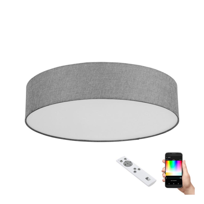 Eglo - LED RGB prigušiva plafonska svetiljka ROMAO-C LED/33W/230V + daljinski upravljač