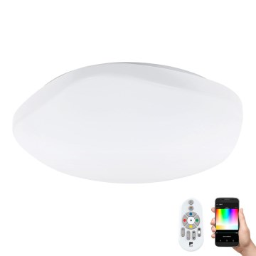 Eglo - LED RGB prigušiva plafonska svetiljka TOTARI-C LED/34W/230V + daljinski upravljač