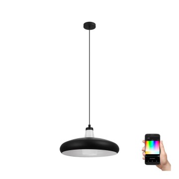 Eglo - LED RGB prigušiva viseća lampa na kablu TABANERA-C 1xE27/9W/230V