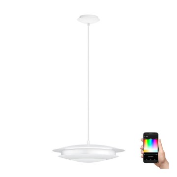 Eglo - LED RGB prigušiva viseći luster na sajli MONEVA-C LED/18W/230V
