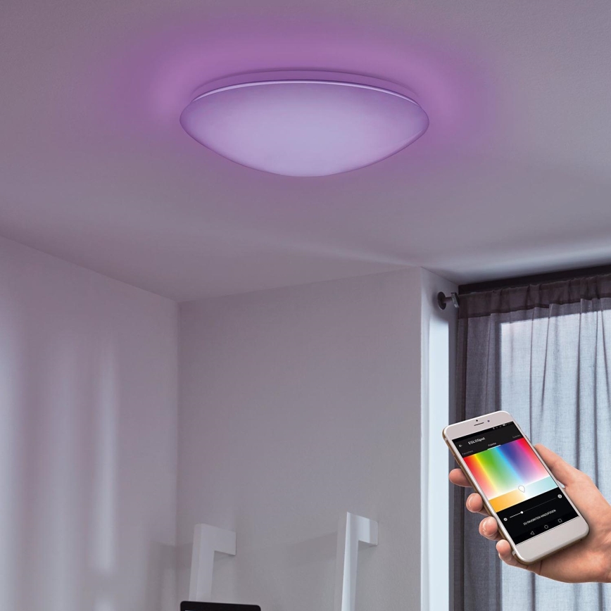 Eglo - LED RGB Prigušiva zidna plafonjera GIRON-C LED/17W/230V