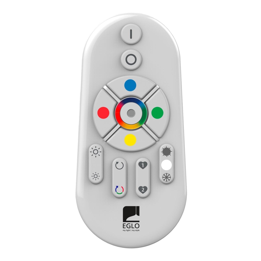 Eglo - LED RGB Prigušivi nadgradni panel SALOBRENA-C WOOD LED/30,5W/230V 2700-6500K 64x64 cm braon + Daljinski upravljač