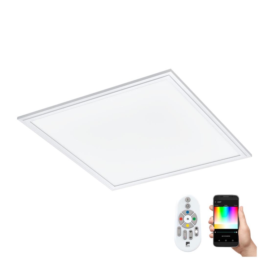 Eglo - LED RGB Prigušivo svetlo SALOBRENA-C 1xLED/24W/230V + Daljinski upravljač