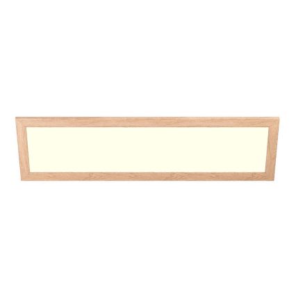 Eglo - LED RGBW Prigušivi nadgradni/ugradbeni panel SALOBRENA-C WOOD LED/34W/230V 2700-6500K 34x124 cm braon + Daljinski upravljač