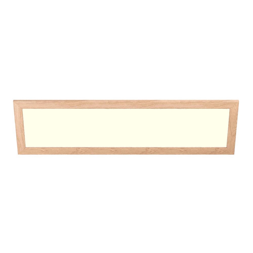 Eglo - LED RGBW Prigušivi nadgradni/ugradbeni panel SALOBRENA-C WOOD LED/34W/230V 2700-6500K 34x124 cm braon + Daljinski upravljač