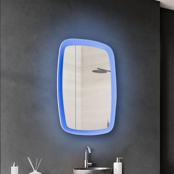 Eglo - LED RGBW prigušiva kupatilsko ogledalo sa pozadinskim osvetljenjem 20W/230V IP44 ZigBee