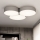 Eglo - LED RGBW Prigušiva plafonjera 3xLED/7,5W/230V 2700-6500K sivo