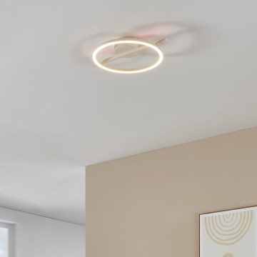Eglo - LED RGBW Prigušiva plafonjera LED/17W/230V 2700-6500K bela + Daljinski upravljač