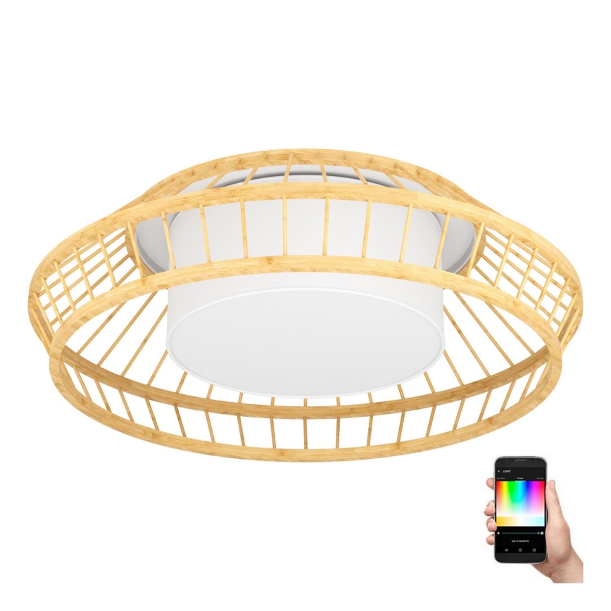 Eglo - LED RGBW Prigušiva plafonjera LED/22W/230V 2700-6500K