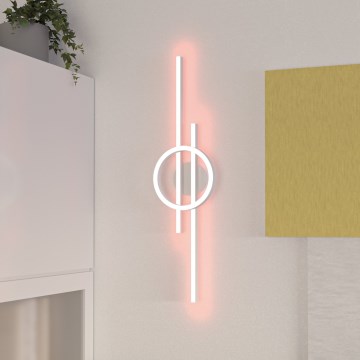 Eglo - LED RGBW Prigušiva plafonjera LED/23,5W/230V 2700-6500K bela + Daljinski upravljač