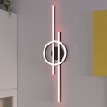 Eglo - LED RGBW Prigušiva plafonjera LED/23,5W/230V 2700-6500K crno + Daljinski upravljač