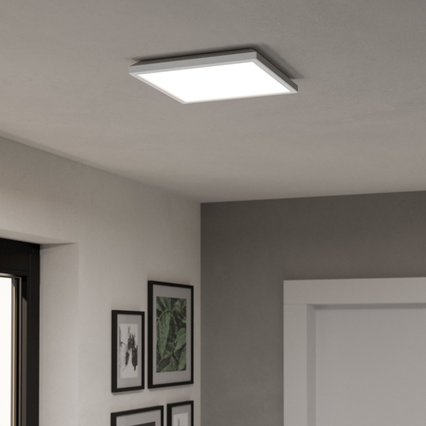 Eglo - LED RGBW Prigušiva plafonjera za kupatilo LED/13,4W/230V 2700-6500K 29x29 cm IP44 bela ZigBee