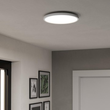 Eglo - LED RGBW Prigušiva plafonjera za kupatilo LED/13,9W/230V 2700-6500K pr. 30 cm IP44 bela ZigBee