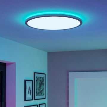 Eglo - LED RGBW Prigušiva plafonjera za kupatilo LED/16,8W/230V 2700-6500K pr. 50 cm IP44 bela ZigBee