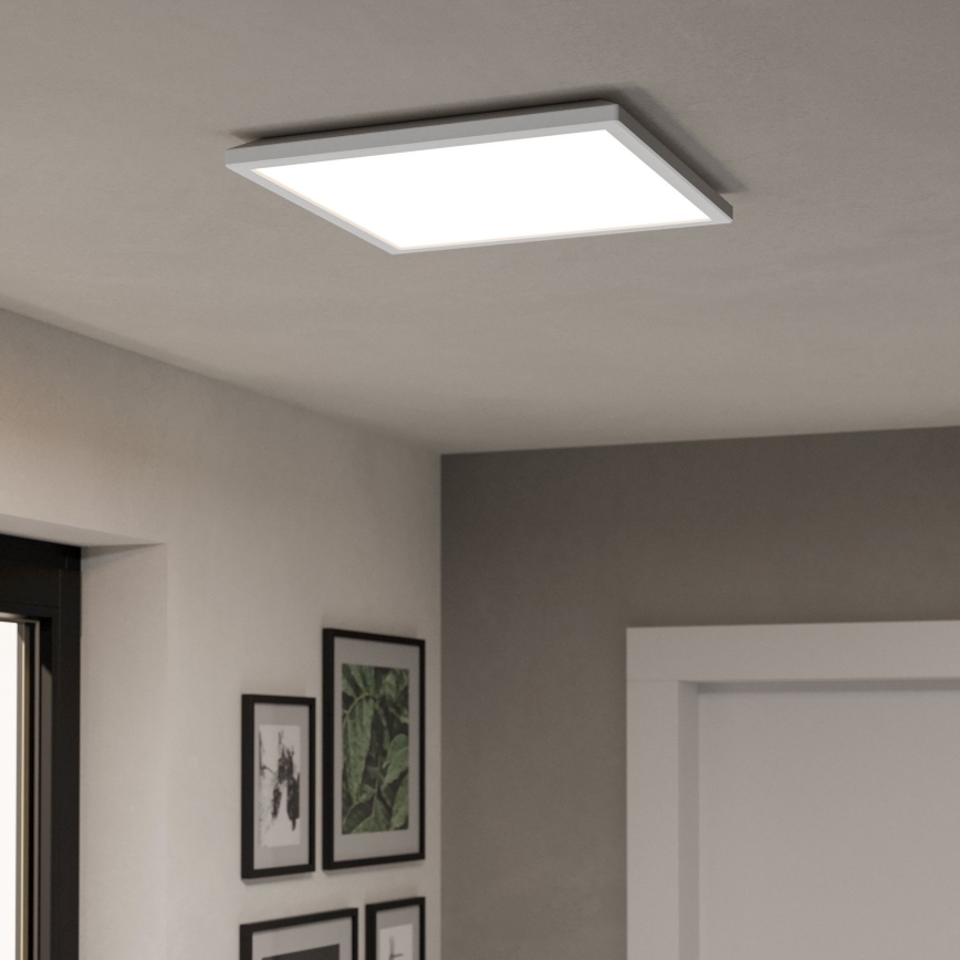 Eglo - LED RGBW Prigušiva plafonjera za kupatilo LED/17,6W/230V 2700-6500K 39x39 cm IP44 bela ZigBee