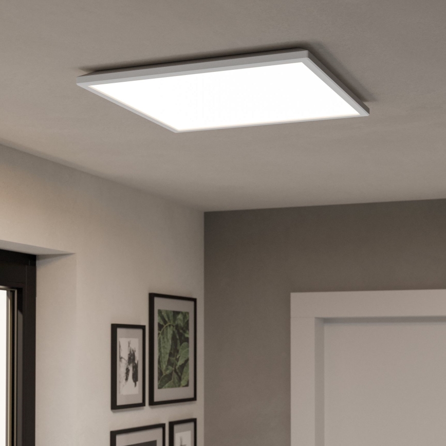 Eglo - LED RGBW Prigušiva plafonjera za kupatilo LED/17W/230V 2700-6500K 50x50 cm IP44 bela ZigBee
