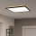 Eglo - LED RGBW Prigušiva plafonjera za kupatilo LED/17W/230V 2700-6500K 50x50cm IP44 crno ZigBee