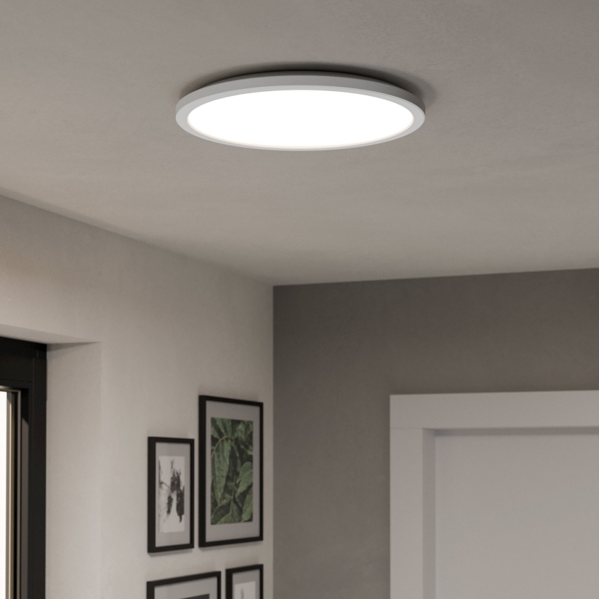 Eglo - LED RGBW Prigušiva plafonjera za kupatilo LED/18,5W/230V 2700-6500K pr.38,9cm IP44 bela ZigBee