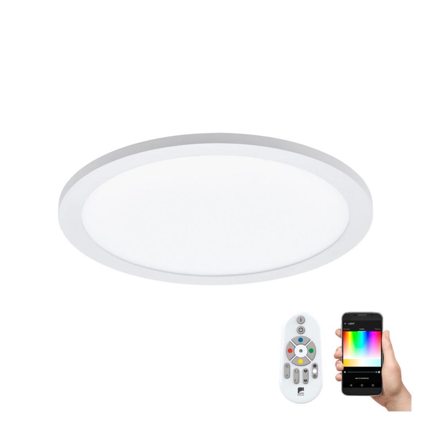 Eglo - LED RGBW prigušiva plafonska svetiljka SARSINA-C LED/16W/230V + daljinski upravljač