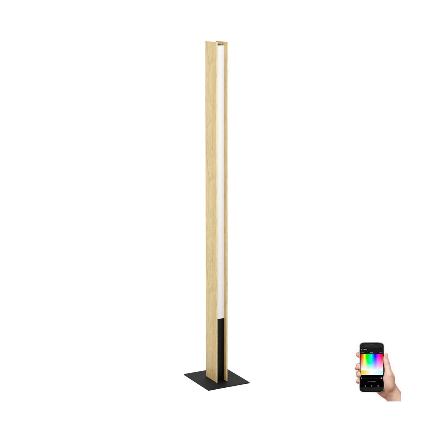 Eglo - LED RGBW Prigušiva podna lampa LED/35W/230V 2700-6500K