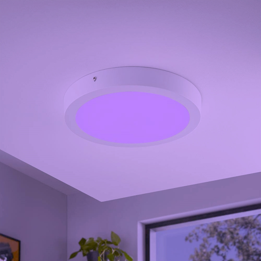 Eglo - LED RGBW prigušiva plafonska svetiljka FUEVA-C LED/21W/230V prečnika 30 cm