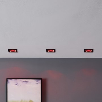 Eglo - LED RGBW Prigušiva ugradbena lampa LED/4,7W/230V crno