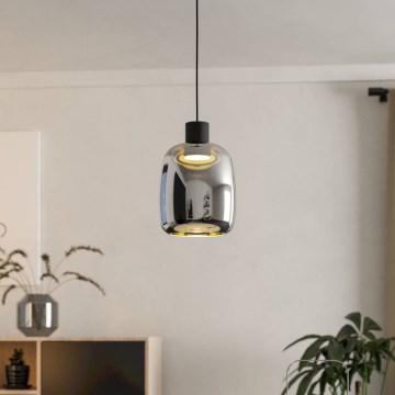 Eglo - LED RGBW Prigušivi luster na sajli LED/3,7W/230V 2700-6500K crno ZigBee