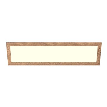 Eglo - LED RGBW Prigušivi nadgradni/ugradbeni panel SALOBRENA-C WOOD LED/34W/230V 2700-6500K 34x124 cm braon + Daljinski upravljač