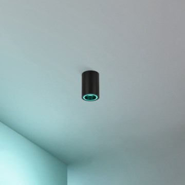 Eglo - LED RGBW Prigušivo reflektorsko svetlo LED/4,9W/230V 2700-6500K crno