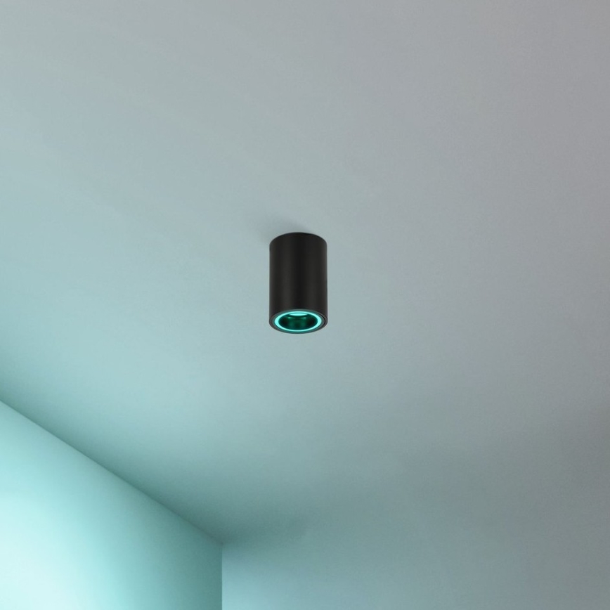 Eglo - LED RGBW Prigušivo reflektorsko svetlo LED/4,9W/230V 2700-6500K crno