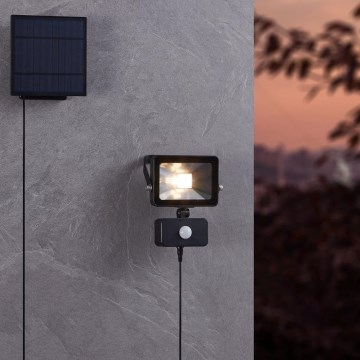 Eglo - LED solarni reflektor sa senzorom, 15 x LED, 0,03 W, 3,7 V, 2600 mAh, IP44
