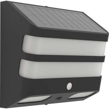 Eglo - LED solarno zidno svetlo sa senzorom LED/6,5W/3,7V 1800 mAh IP44