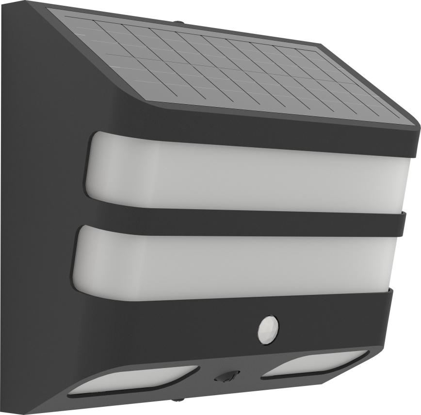 Eglo - LED solarno zidno svetlo sa senzorom LED/6,5W/3,7V 1800 mAh IP44