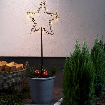 Eglo - LED Spoljašnja božićna dekoracija LED/4xAA IP44 zvezda