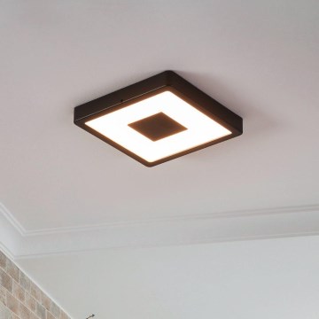 Eglo - LED Spoljašnja plafonjera LED/17W/230V IP44 crno
