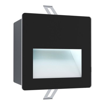 Eglo - LED Spoljašnje ugradbeno svetlo LED/3,7W/230V IP65 crno