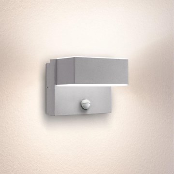 Eglo - LED Spoljašnje zidno svetlo sa senzorom 2xLED/5,6W/230V