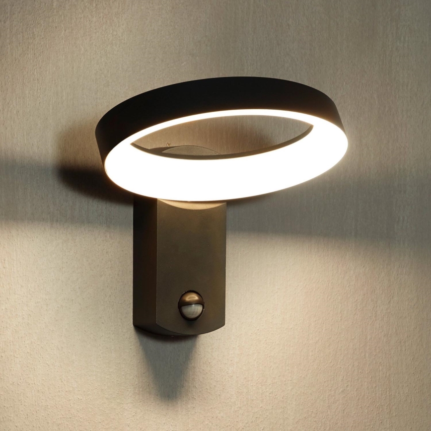 Eglo - LED Spoljašnje zidno svetlo sa senzorom LED/11W/230V