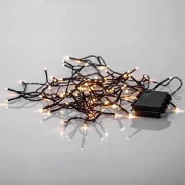 Eglo - LED Spoljna božićna svetla 80xLED/3xAA 6,1m IP44