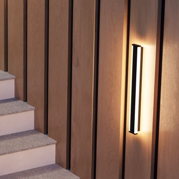 Eglo - LED Spoljna zidna lampa 2xLED/7W/230V 3000K IP55 crno