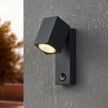 Eglo - LED spoljna zidna lampa sa senzorom LED/5W/230V IP44