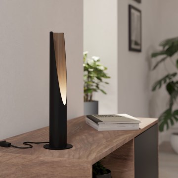 Eglo - LED Stona lampa 1xGU10/4,5W/230V 3000K crno/braon