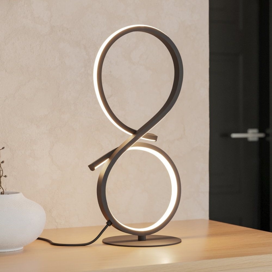 Eglo - LED Stona lampa LED/11,4W/230V 3000K crno