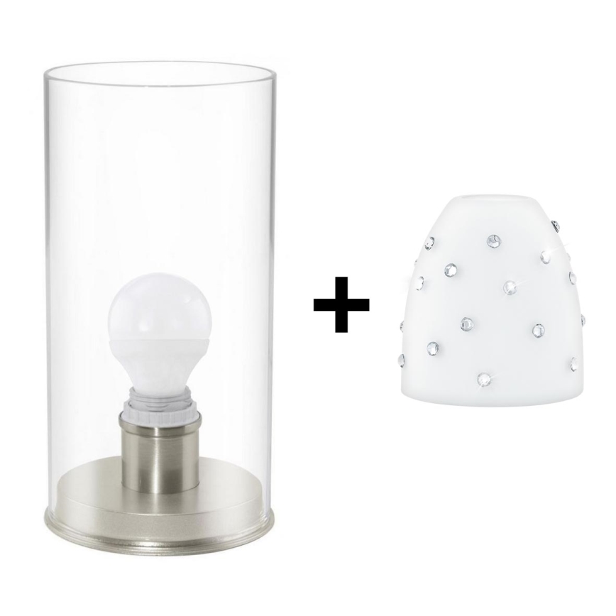 Eglo - LED Stona lampa MY CHOICE 1xE14/4W/230V bela/krom