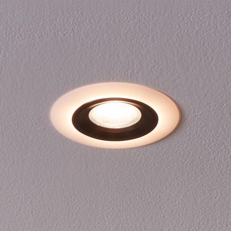 Eglo - LED Ugradbena lampa LED/4,8W/230V crno